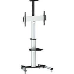 EQUIP 650602 Τροχήλατη Βάση TV 37''-70'' VESA έως 600x400, 50 kg - Μαύρο / Λευκό