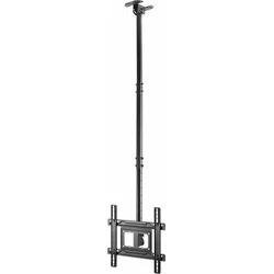 EQUIP Οροφής Βάση TV 32"-70" 1 Αρθρώματος Κλίσης, 50 kg, Μαύρο (Model 650321)