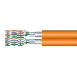 EQUIP Instal.Kab Cat7 Duplex S/FTP LSZH 500m Orange (MPN:187331)