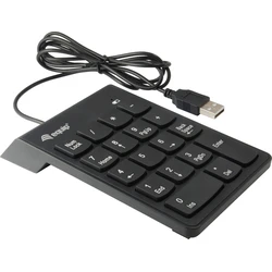 Equip 245205 Αριθμητικό Πληκτρολόγιο USB, Μαύρο