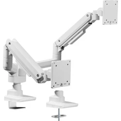 Επιτραπέζια Βάση Οθόνης EQUIP 17"-35" Διπλός Βραχίονας με Gas Spring 20kg Λευκή