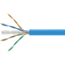 EQUIP Καλώδιο Εγκατάστασης Cat6A U/UTP 305m Μπλε LSZH (Dca)