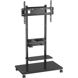 EQUIP 650635 Επιδαπέδια Βάση Τηλεόρασης 127–229 cm (50"–90") VESA 600x400 60 kg Μαύρο