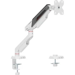 EQUIP Table Mount / Desk Monitor Arm 17"-40" 1TFT 360° Gaming Black/White (650190)