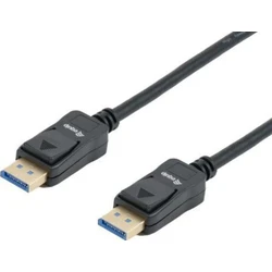 Equip Καλώδιο DisplayPort 2.1 16K/60Hz 5.00m Μαύρο (DisplayPort αρσενικό → DisplayPort αρσενικό)