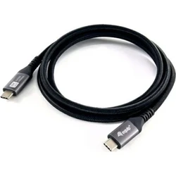 Equip USB-C 4.0 to USB-C Cable, 40 Gbps, PD 240W, 0.5 m, Black