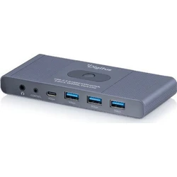 DIGITUS Docking USB-C σε HDMI & USB 3.0, 2-θυρών, 4K@60Hz Coreline, Μοντέλο DS-12855
