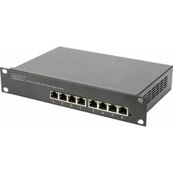 DIGITUS 10" 8-Port Gigabit Ethernet Unmanaged Switch (DN-80114-1, SKU 591607)
