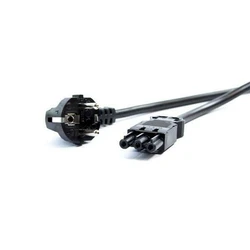 Bachmann Schuko to IEC C5 Power Cable 1.5 m Black