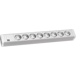 Bachmann 19'' PVC PDU 1U με 8x Schuko υποδοχές, καλώδιο 2,0 m (RAL 7035)