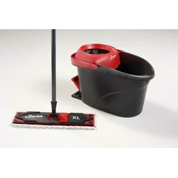 Vileda Ultramax XL Turbo Komplett Box (black/red) - Mop & Bucket Complete Set