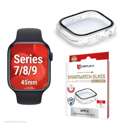 Apple Series 7 8 9 45mm Full Body Screen Protector E.V.I Transparent