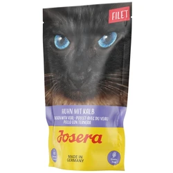 Josera Filet Υγρή Τροφή για Ενήλικες Γάτες - Φακελάκι 70 g με Βοδινό & Κοτόπουλο, Χωρίς Σιτηρά