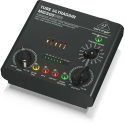 Behringer MIC500USB Λαμπάτος Μικροφωνικός Προενισχυτής 2 Καναλιών με Phantom Power & 1 Είσοδο XLR