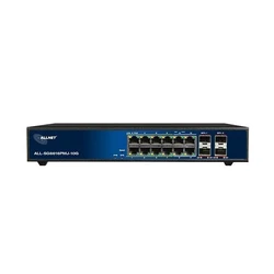 ALLNET Διαχειριζόμενο Switch L2+ 16 Θύρες (ALL-SG8616PMJ-10G) — 12x Gigabit RJ45, 8x PoE (PoE Budget 130W), 4x SFP+ 10Gb, 19" 1U