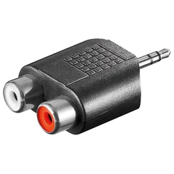 Oem Μετατροπέας Stereo 3.5mm Σε 2 RCA Θηλ 1pcs