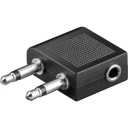 Διπλό Φις 3.5mm Mono Αρσ. σε Stereo Θηλ. 61004
