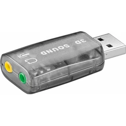 MicroConnect External USB Sound Card 2.0 Grey 68878