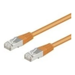 Goobay Καλώδιο Δικτύου Ethernet S/FTP Cat.5e (Gigabit) 3 m Πορτοκαλί