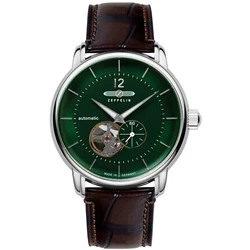 Zeppelin Lz 120 Ανδρικό Ρολόι 40 mm Μπαταρίας με Καφέ Δερμάτινο Λουράκι - 81664