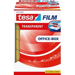 tesafilm Office Box Rolle 66m 25mm διαφανές - 6 τεμ.