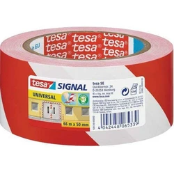 tesa Σήμανση - Διχρωμη Σηματοδοτική Ταινία 50 mm x 66 m κόκκινο/λευκό