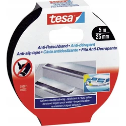 tesa Anti-Rutschband Anti-slip Tape 5 m x 25 mm Black