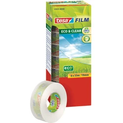 tesafilm eco&clear Σελοτέιπ 33 m x 19 mm - 8 τεμ.