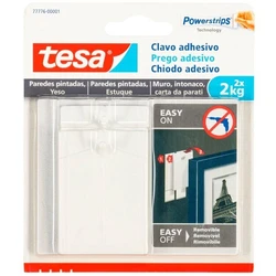 Υλικά στερέωσης tesa Αυτοκόλλητο Καρφί για Ταπετσαρία & Σοβά 2kg 2 τεμ. 77776-00001-01