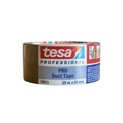 tesa PRO 74613 Αυτοκόλλητη Υφασμάτινη Ταινία (Duct Tape) Μαύρη 50 mm x 25 m