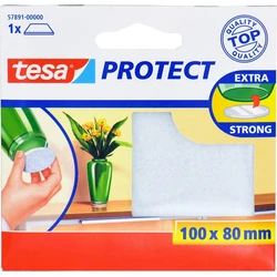 tesa Protect Ορθογώνιο Φελτζ-Προστατευτικό 100 x 80 mm λευκό