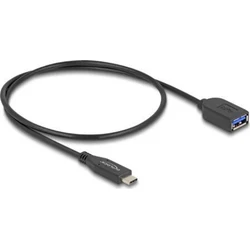 Delock USB Type-C to USB-A (female) Cable 50 cm — 10 Gbps