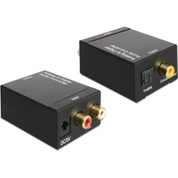 Delock Audio Konverter Αναλογικό > Ψηφιακό - Coaxial/Toslink σε RCA