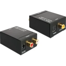 Delock Ψηφιακός σε Αναλογικός Μετατροπέας Ήχου (Coaxial/Toslink σε RCA)