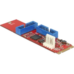 Αντάπτορας M.2 Key B+M σε 2 x USB 5 Gbps, Delock 62843