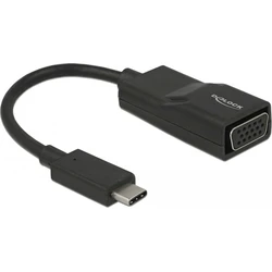 Adapter USB Type-C αρσενικό σε VGA θηλυκό (DP Alt Mode) - Delock 63923