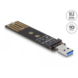 Delock Combo Konverter για M.2 NVMe (PCIe) ή SATA SSD με USB 3.2 Gen 2 (MPN: 64197)
