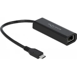 Delock USB Type-C Προσαρμογέας Δικτύου 2,5 Gigabit LAN 1 x RJ45 (Model 66298)