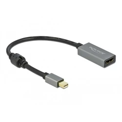 Delock Ενεργός αντάπτορας mini DisplayPort 1.4 σε HDMI 4K 60Hz HDR (Model 66570)