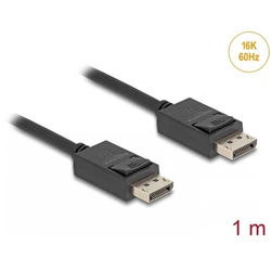 Delock Συμπαγές Coaxial Καλώδιο DisplayPort 16K 60Hz 1 m (80491)