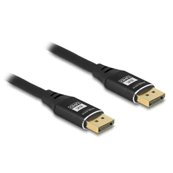 Delock Καλώδιο DisplayPort 8K 60 Hz 5m Μαύρο Μεταλλικό (DisplayPort male σε DisplayPort male)