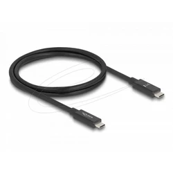 Delock USB Type-C to USB Type-C Cable 80 Gbps (MPN: 81211) — 1 m, 16K@60Hz, PD 3.1 240W, E‑Marker, Coaxial, Black