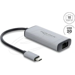 DeLock 81590 Αντάπτορας USB-C σε Ethernet (ενσύρματη σύνδεση)