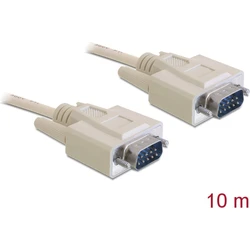 Delock Serial SUB-D 9 (RS232) Cable 10 m (male-to-male)