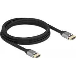 Delock Ultra High Speed HDMI Καλώδιο 48 Gbps 8K 60Hz γκρι 2 m πιστοποιημένο