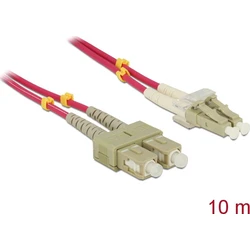 DeLock Καλώδιο Οπτικής Ίνας LC > SC Multimode OM4 10 m Πορτοκαλί (Κωδ. 84684)
