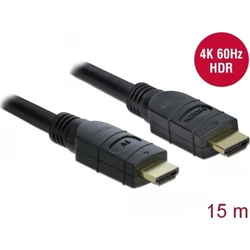 DELOCK Ενεργό Καλώδιο HDMI 4K 60Hz 15m