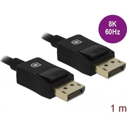 Delock ομοαξονικό καλώδιο DisplayPort 1 m 8K@60Hz (DisplayPort 1.4) - MPN 85300
