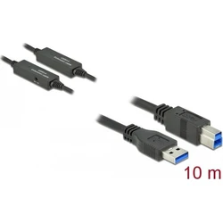 Delock USB Cable - 10 m, USB-A male to USB-B male, USB 3.1