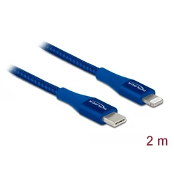 Delock USB Type-C to Lightning Data & Charging Cable MFi blue 2 m (DELOCK-85417)